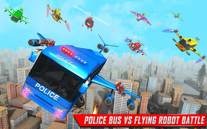 Tải Game Flying Bus Robot MOD APK Mới Nhất 2022